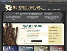 Tablet Screenshot of bigjohnsbeefjerky.com